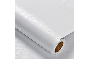 Heroad White Kitchen Cabinet Makeover Vinyl Wrap