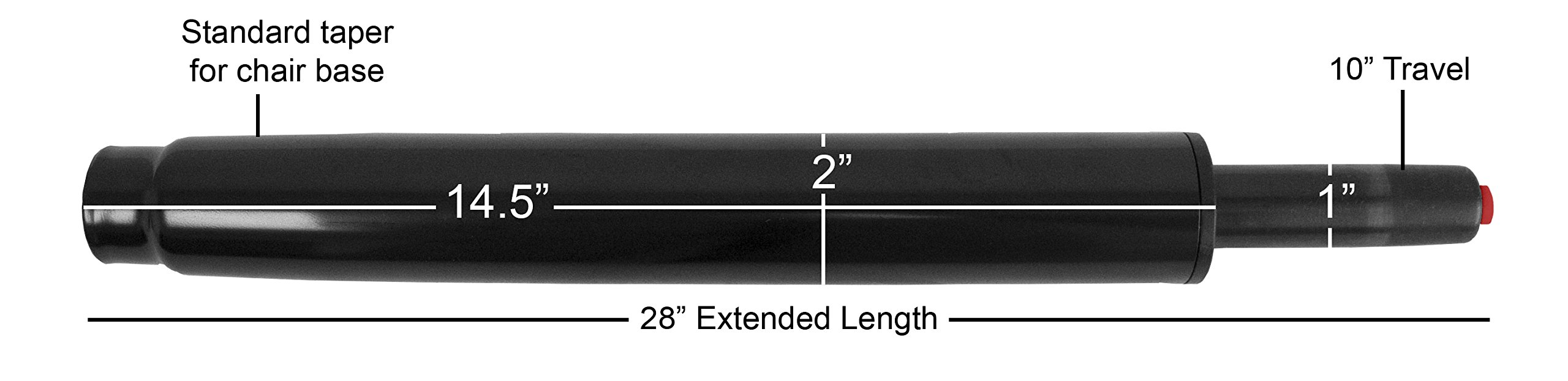 Heavy Duty Drafting Stool Gas Lift Cylinder Pneumatic Shock