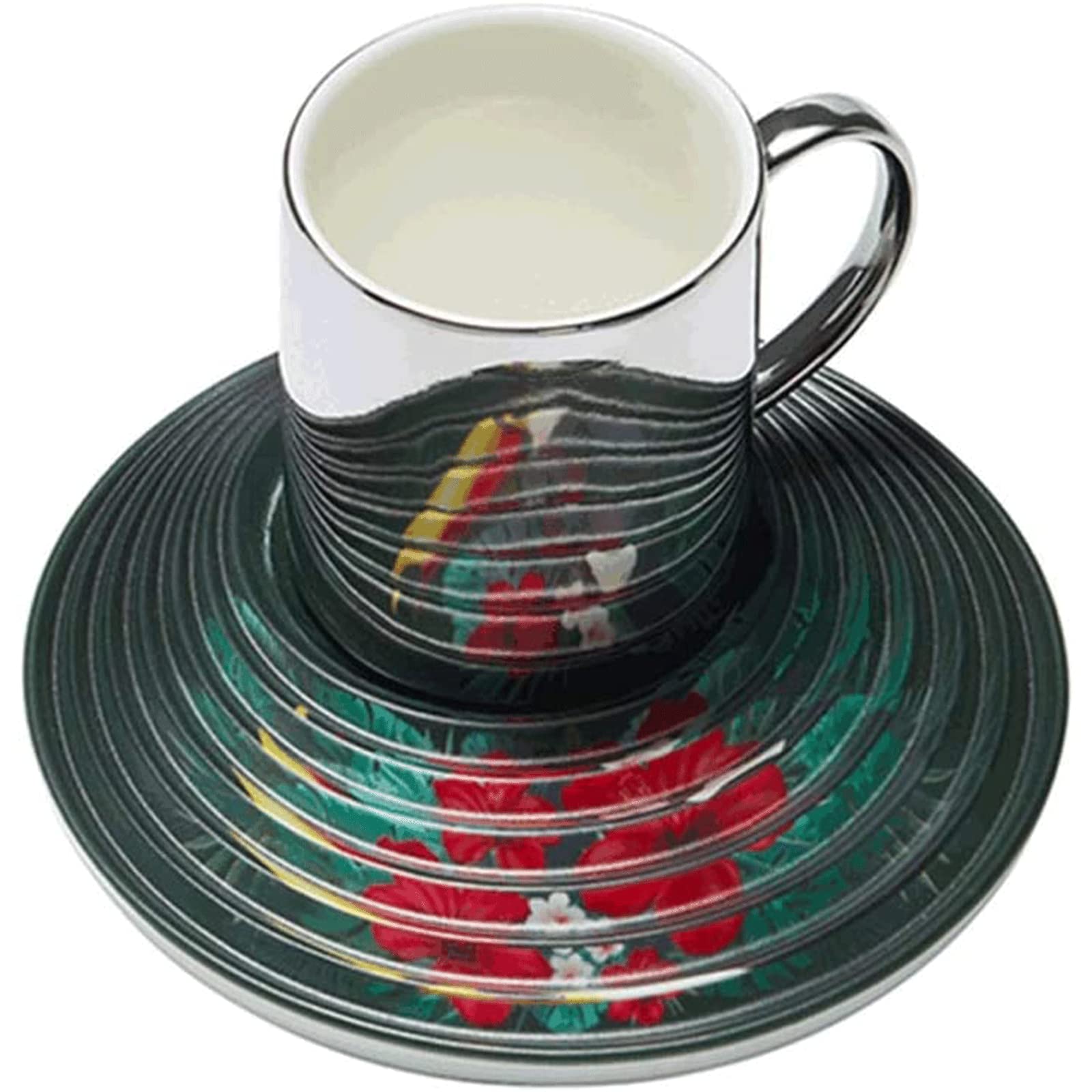 Produktbild von 12 Oz Einweg-Kaffeetassen – 3-lagig, Schwarz, Gewellt, Für Heiße & Kalte Getränke – 500 Stück