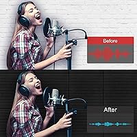 Vista 6 de 16 paneles de pared insonorizados de grado profesional, paneles acústicos, paneles de sonido de primera calidad, mejor que la espuma, diseño