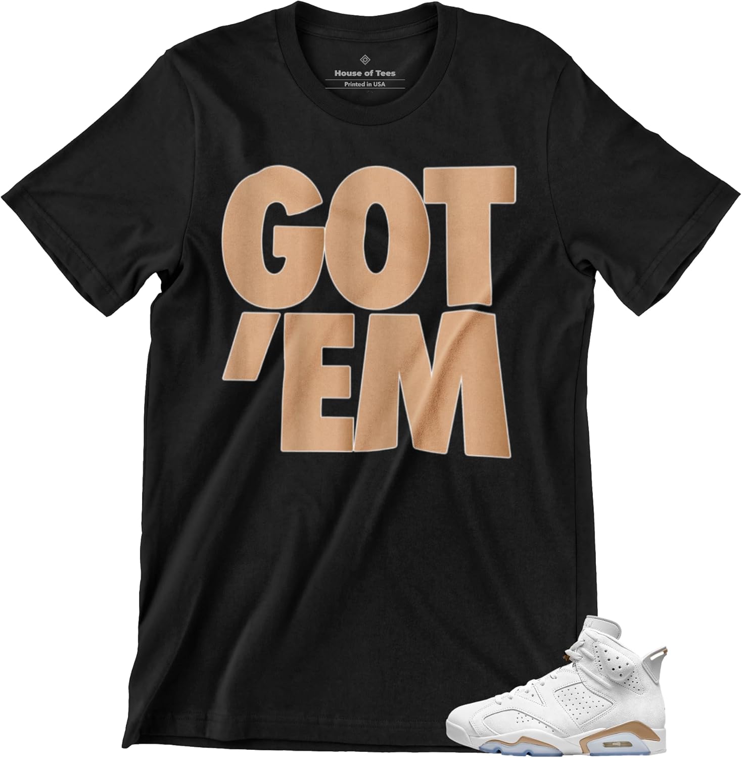 Shirt to Match Jordan 6 Craft Celestial Bear Men's Graphic Yee