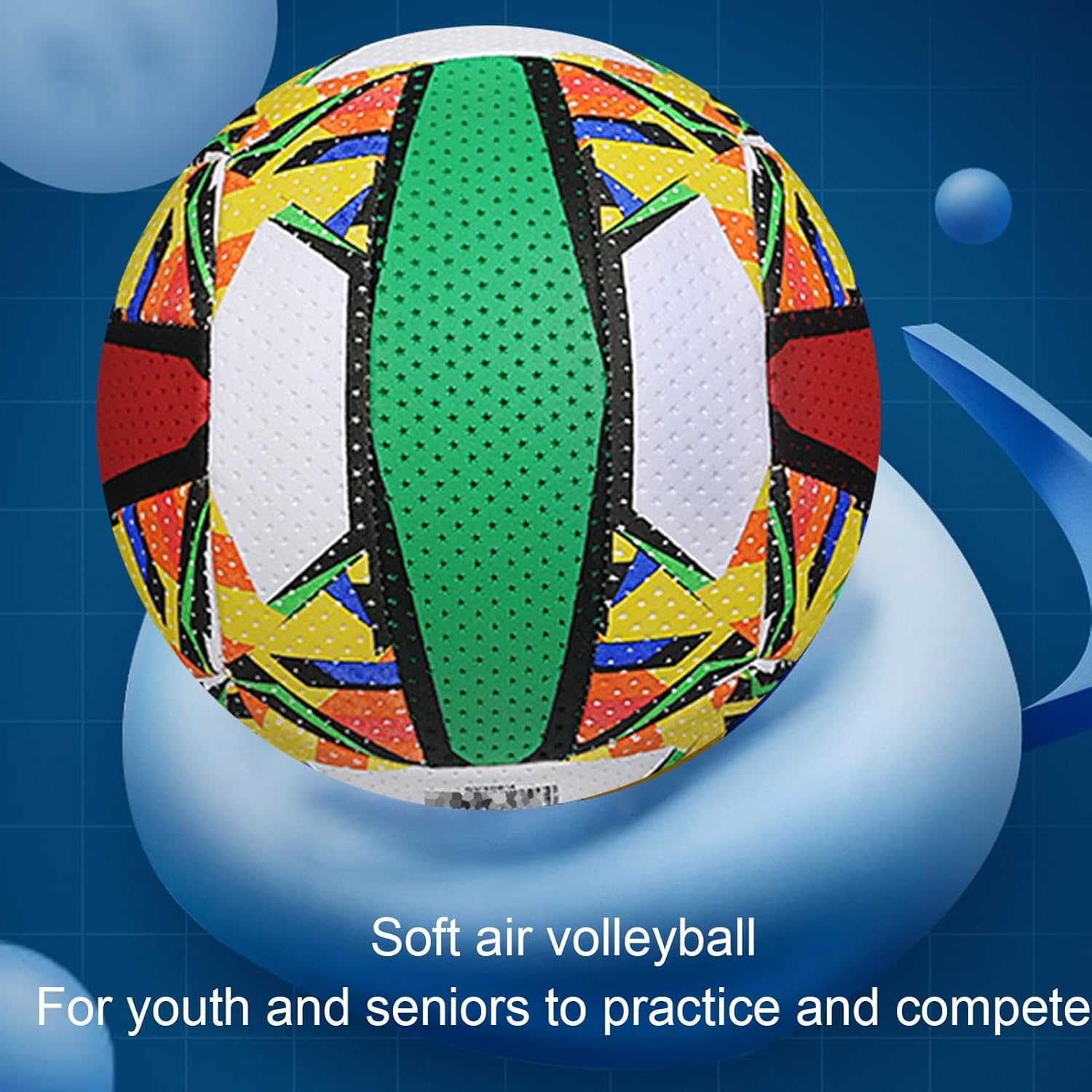 Customized Official Teens Volley Ball with Text, Personalized Custom Beach Volleyball Gifts, Sports Training Soft Touch Balls for Beach Park Garden