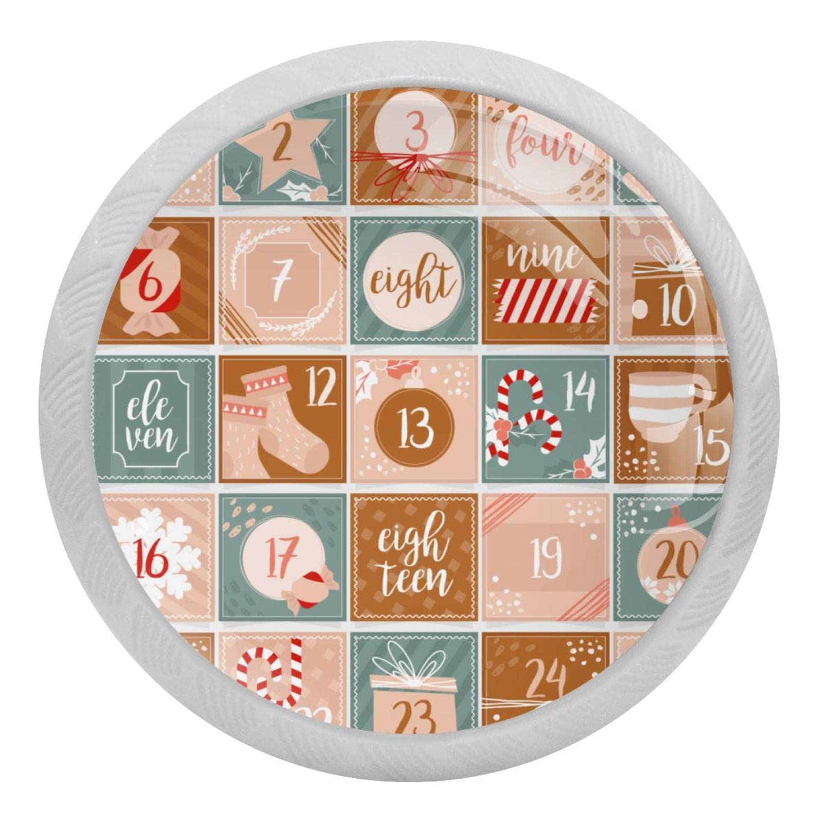 Boutons de placard de cuisine et commode pour une décoration de Noël magique et utile