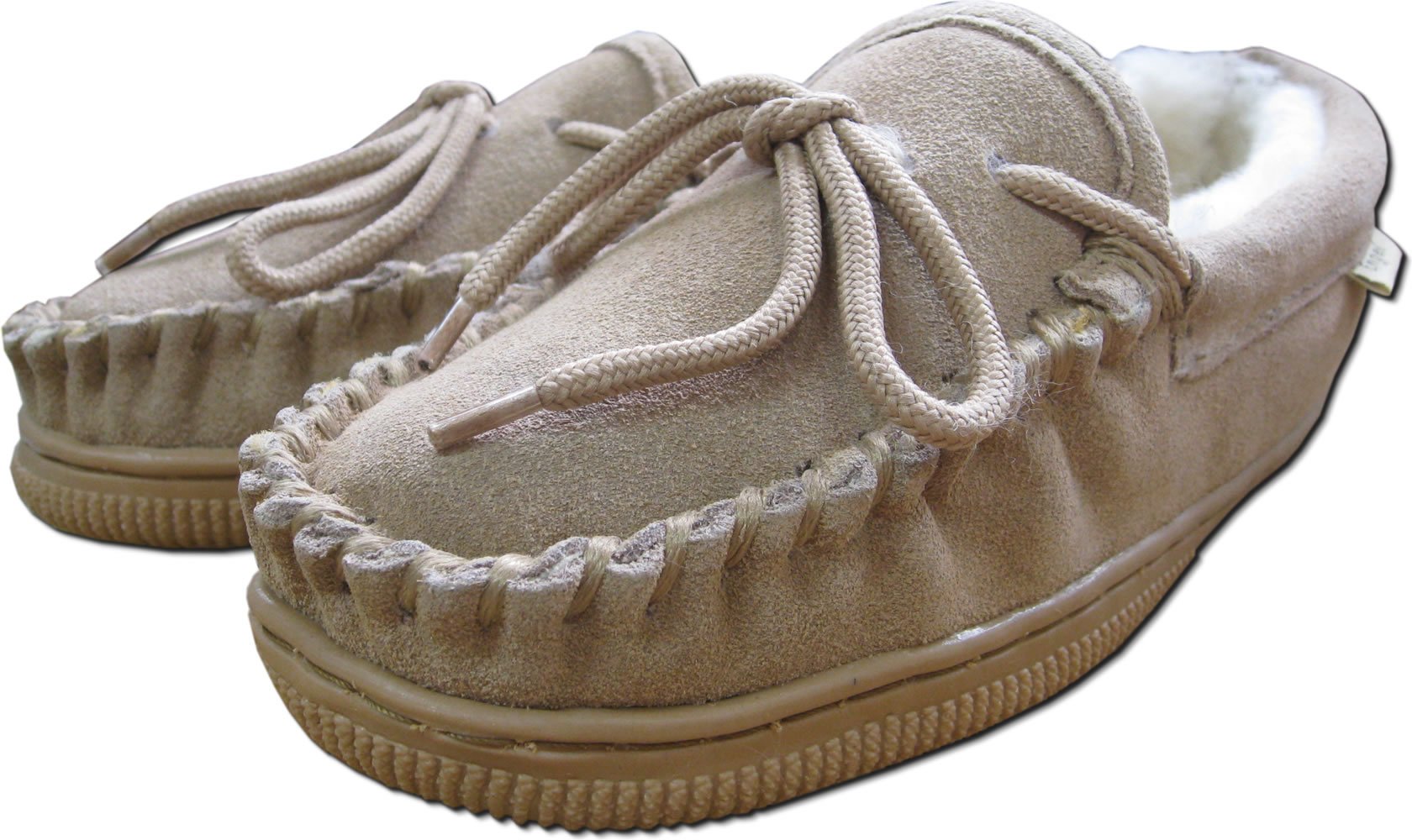 Reissner Lammfelle geschlossener Hausschuh Moccasin Veloursleder