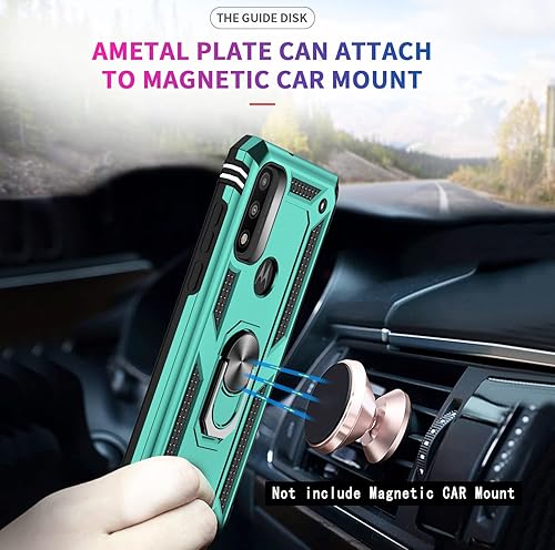 Miniatura 4 de LeYi Funda para Moto G Pure para Motorola G Play 2023, funda G Power 2022 con 2 protectores de pantalla de vidrio templado, grado militar con