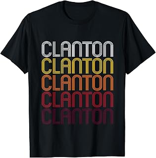Clanton, AL | Vintage Style Alabama T-shirt
