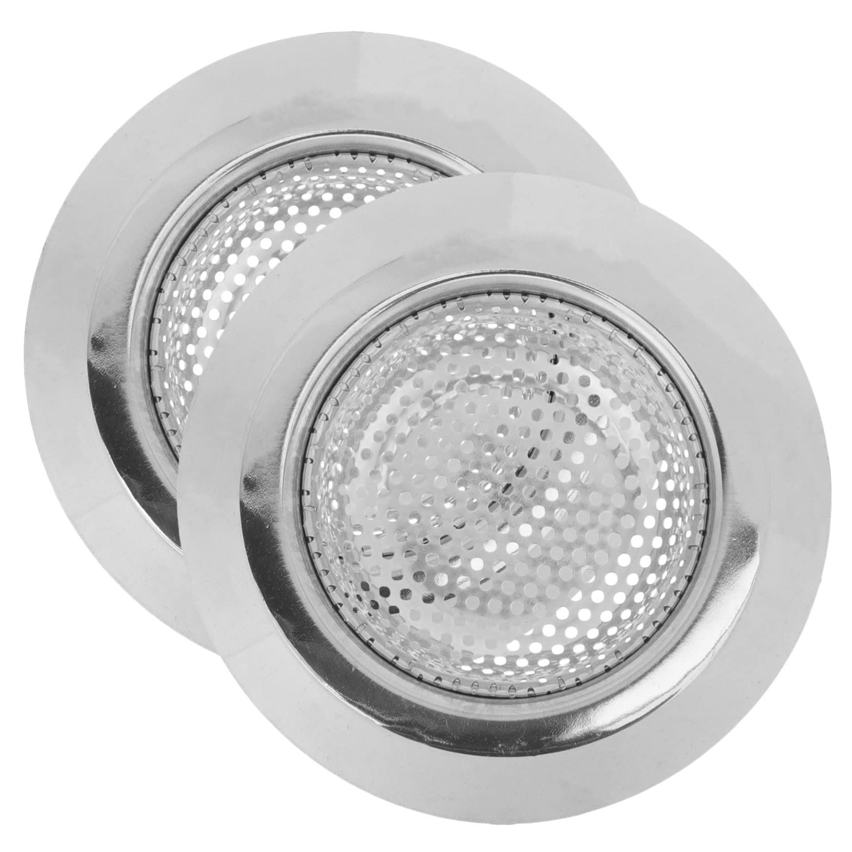 SHINEOFI 4 Sätze Abflusssieb Küchenspülen Filter Haarfänger Abflusskorb Für Waschbecken Badewanne Rostfrei Langlebig Einfach Zu Reinigen 2 Stück * 4