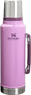 Classic Legendary Vacuum Bottle 1.5 qt | Wide Mouth with Leakproof Cup Lid | Keep Drinks Hot or Cold | Packable for Travel | Insulated Stainless Steel Thermos | BPA-Free | Hammertone Lilac