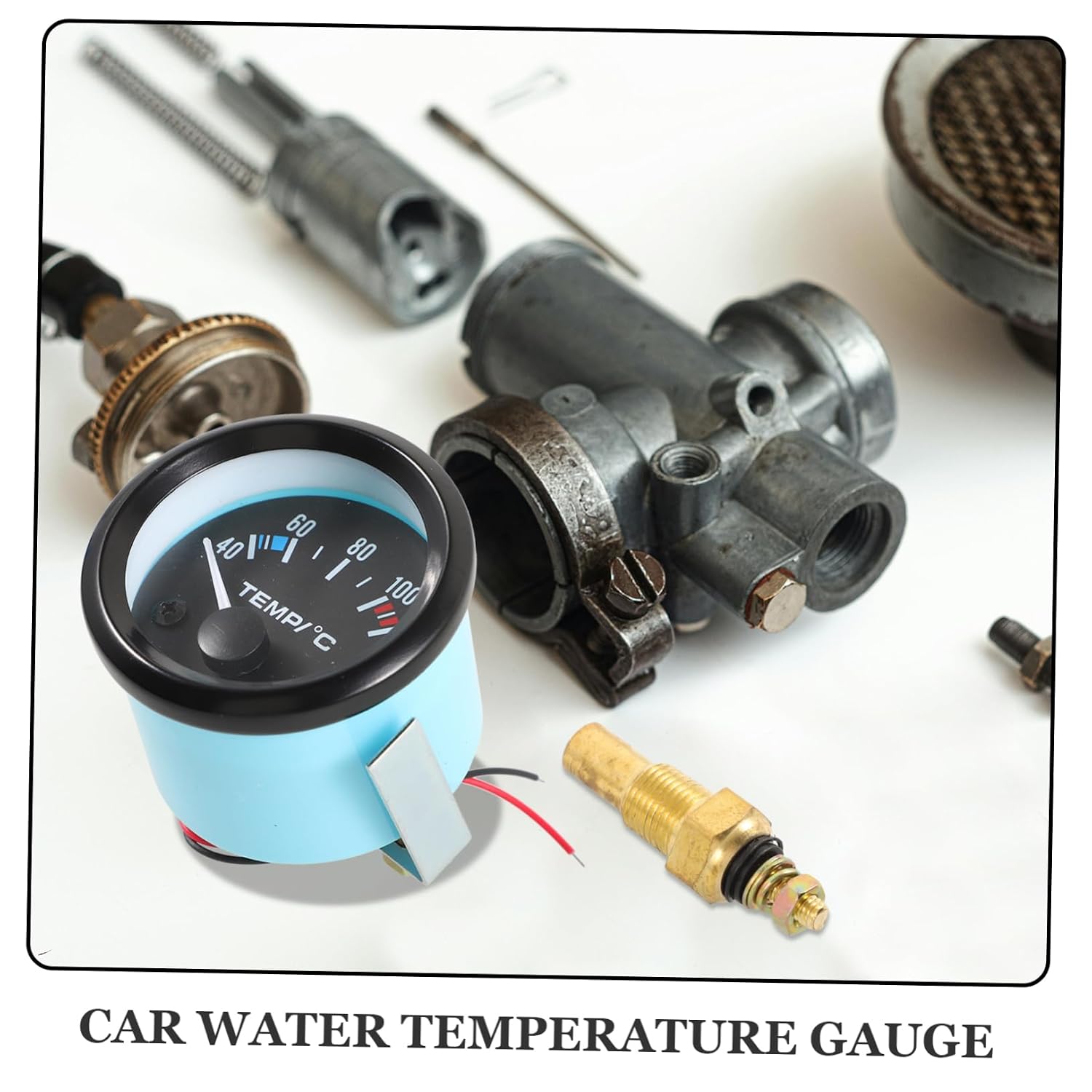 Ciieeo 12v Water Temperature Gauge Automotive Sensor for Accurate Monitoring Easy Installation Compatible Vehicles