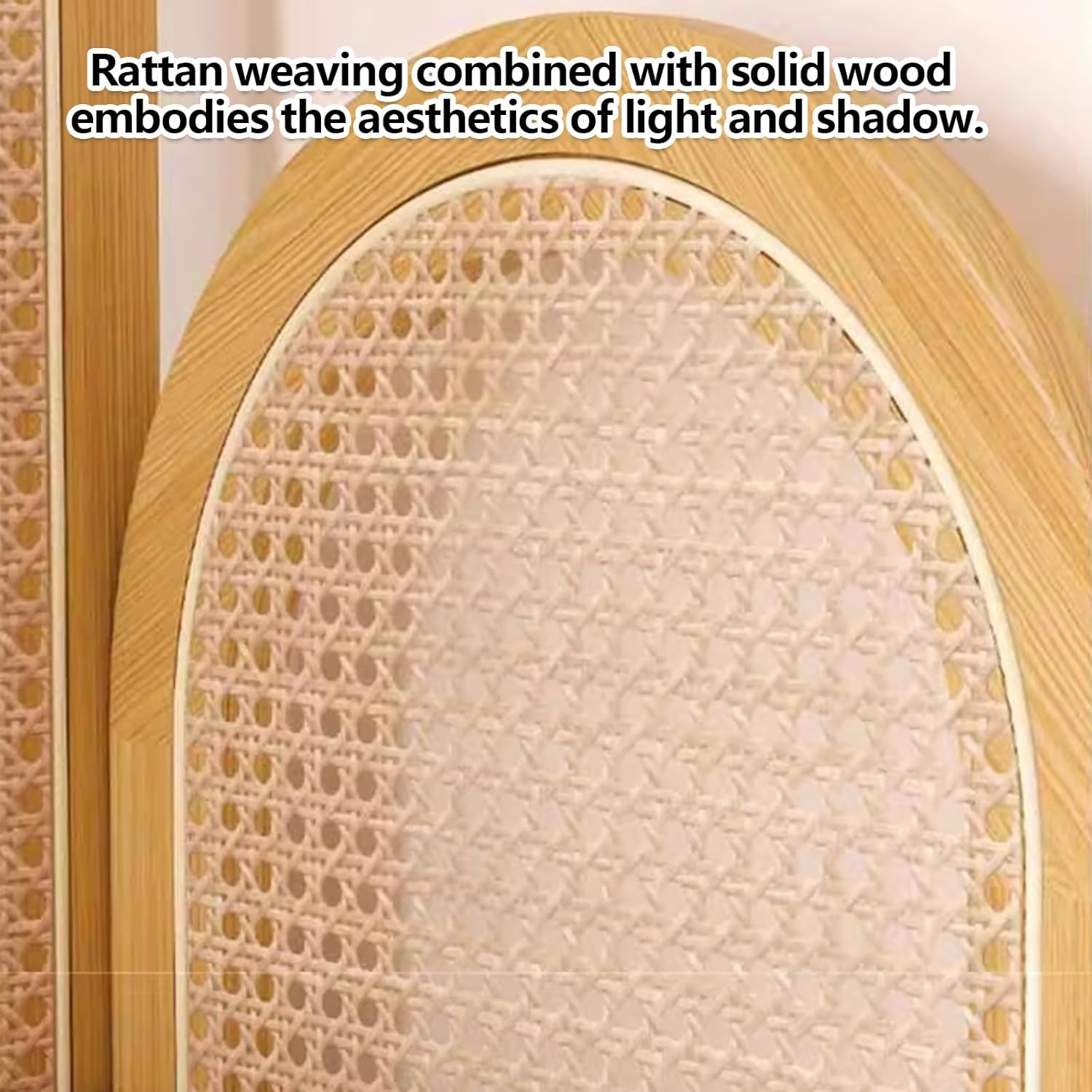 5-Tier Corner Shelf Bookcase, Corner Bookshelf, Rattan Triangular Cabinet, Wood Frame Tall Corner Accent Chest Display Storage Rack, Space-Saving(Brown)