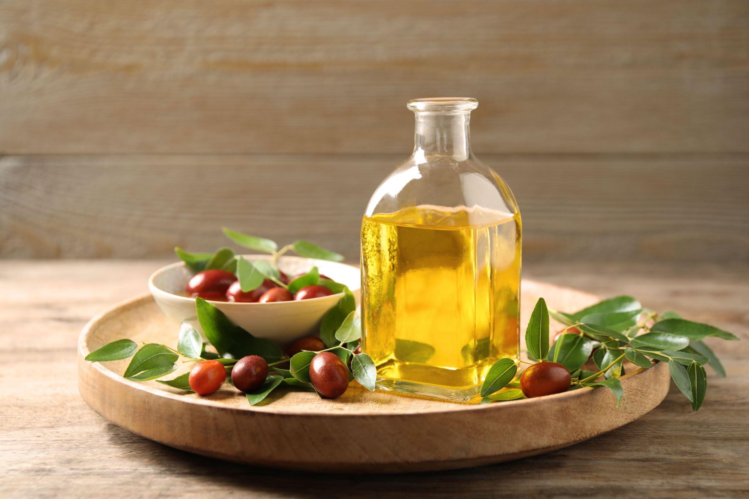 PURE CHEMICAL - Organiczny olej jojoba 500ml - tłoczony na zimno - czysty - do twarzy, skóry, włosów, brody i paznokci - wegański olej jojoba - do twarzy i ciała - przeciwzmarszczkowy Dozownik 500Ml