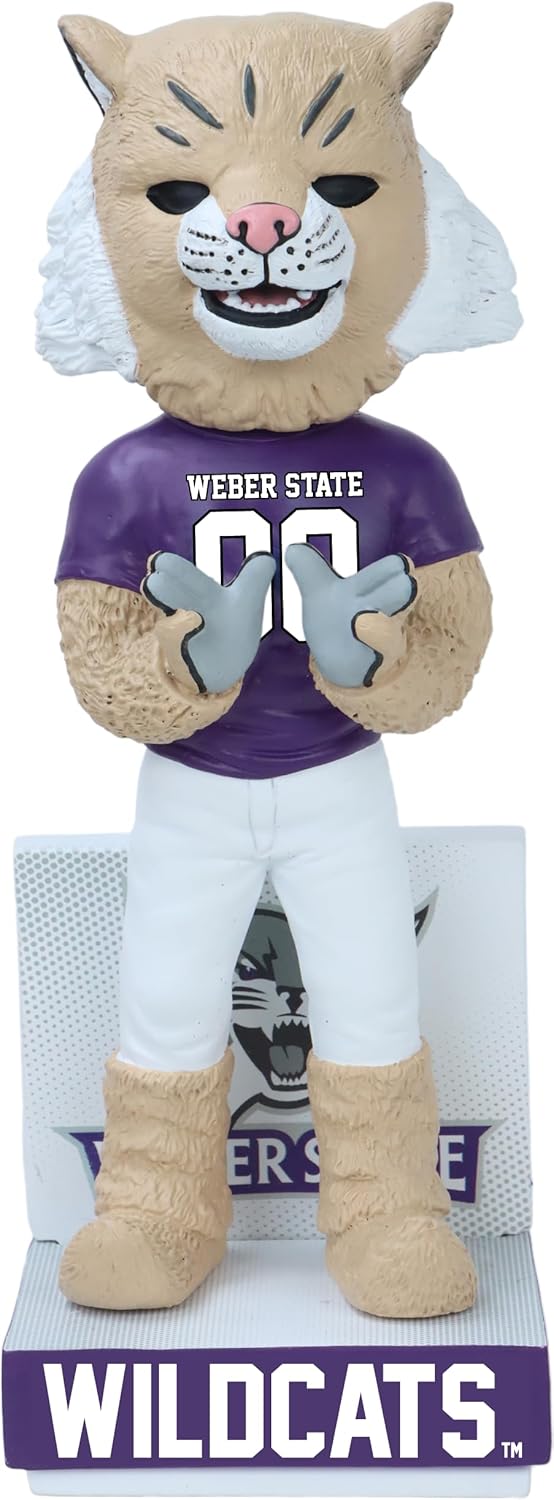 Waldo The Wildcat Weber State Wildcats Mascot Bobblehead