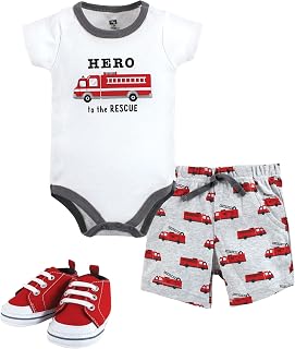 Hudson Baby Unisex Bodysuit Firetruck