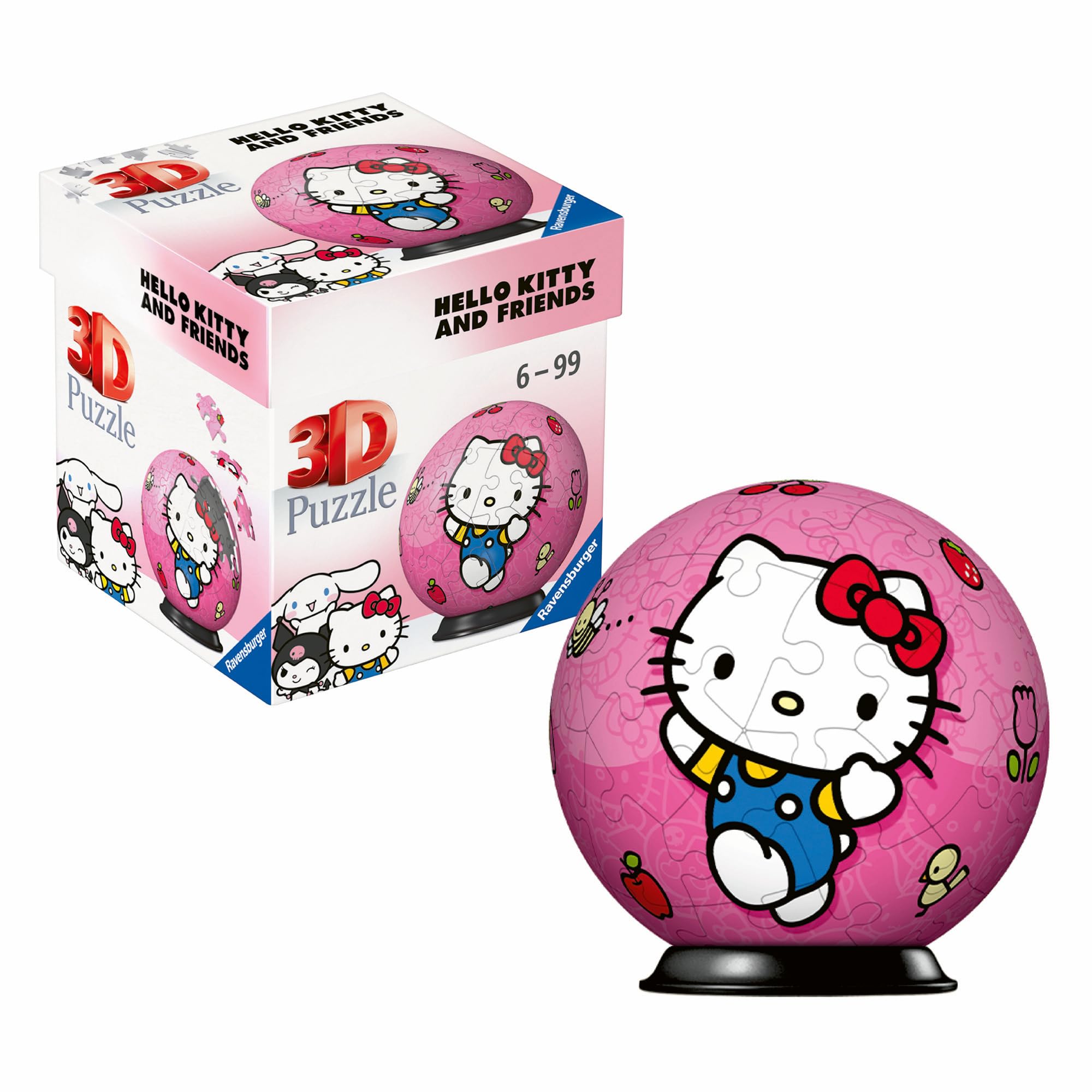Ravensburger Hello Kitty 54 Piece 3D Jigsaw Puzzle - Gifts for Kids - 6 Years Up - No Glue Required