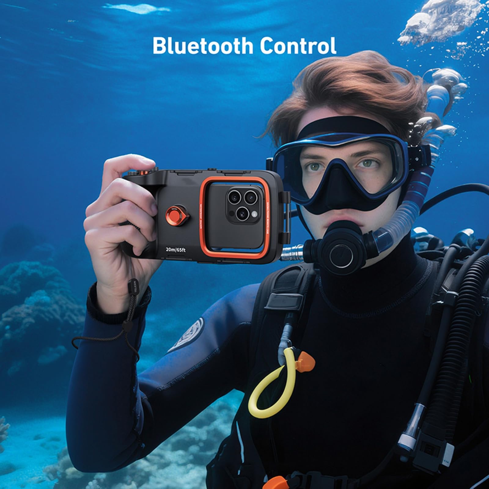 SHEAWA Universale 20M Impermeabile Cassa Del Telefono per iPhone Huawei Xiaomi per Smartphone fino a 7 Pollici Fotografia Subacquea