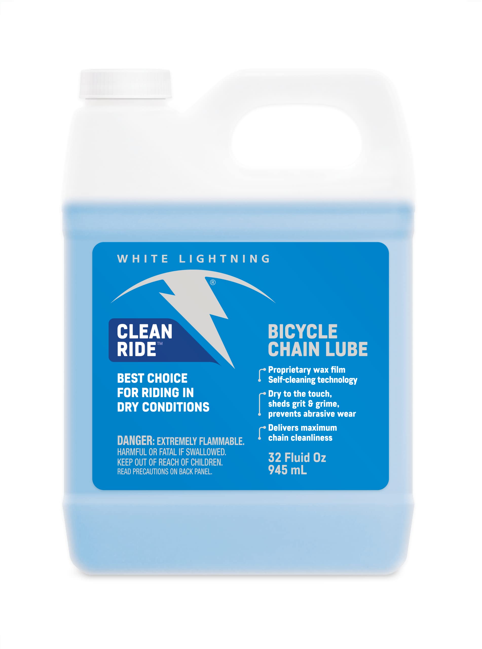 Clean Ride The Original SelfCleaning Wax Bicycle Chain Lubricant 8 Oz