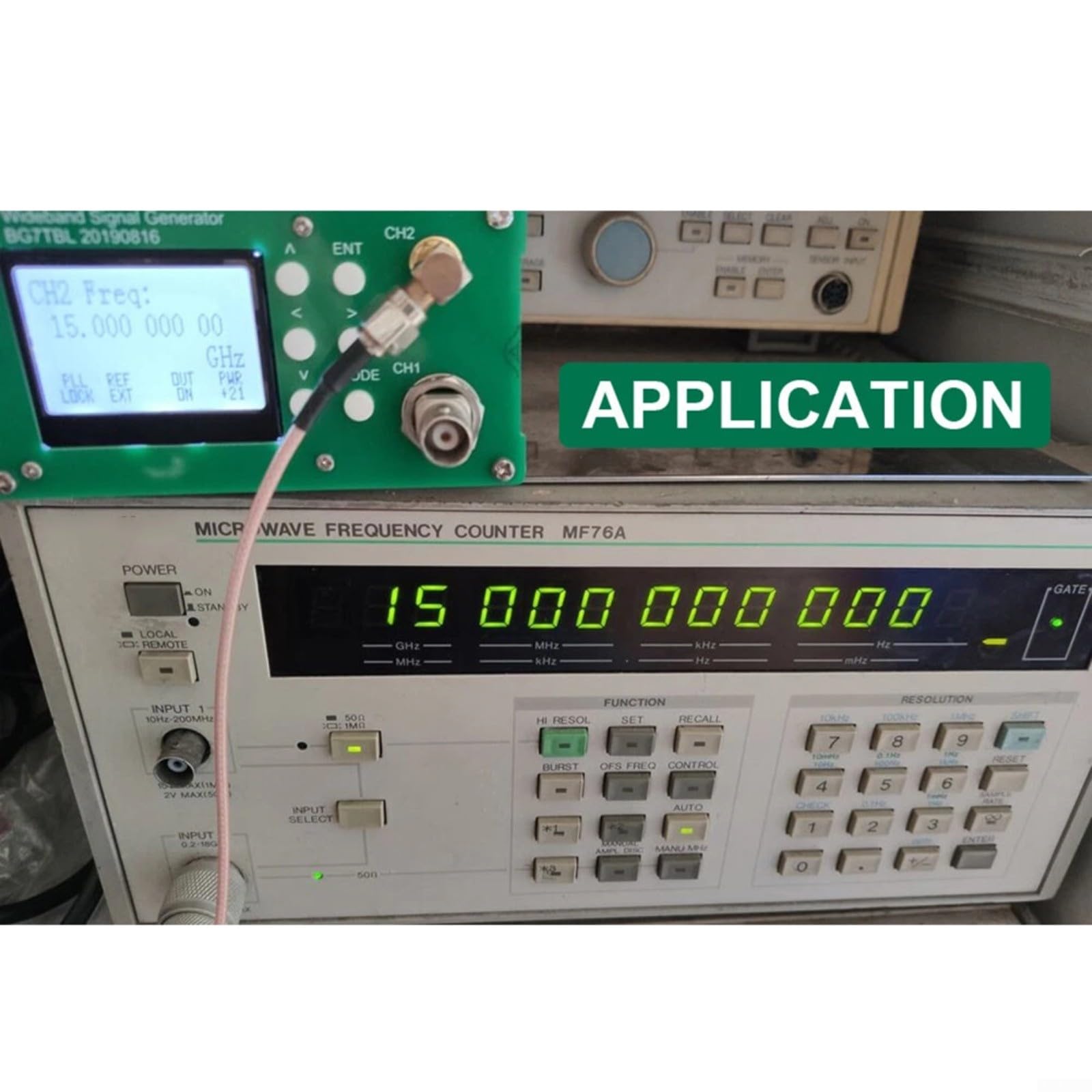 WB-SG1 Generatore di segnale RF a banda larga 1Hz-15GHz con OCXO, tecnologia DDS, LCD da 3,5 pollici, AM/FM/PM, alloggiamento in metallo per laboratorio e ricerca (1Hz-8G)