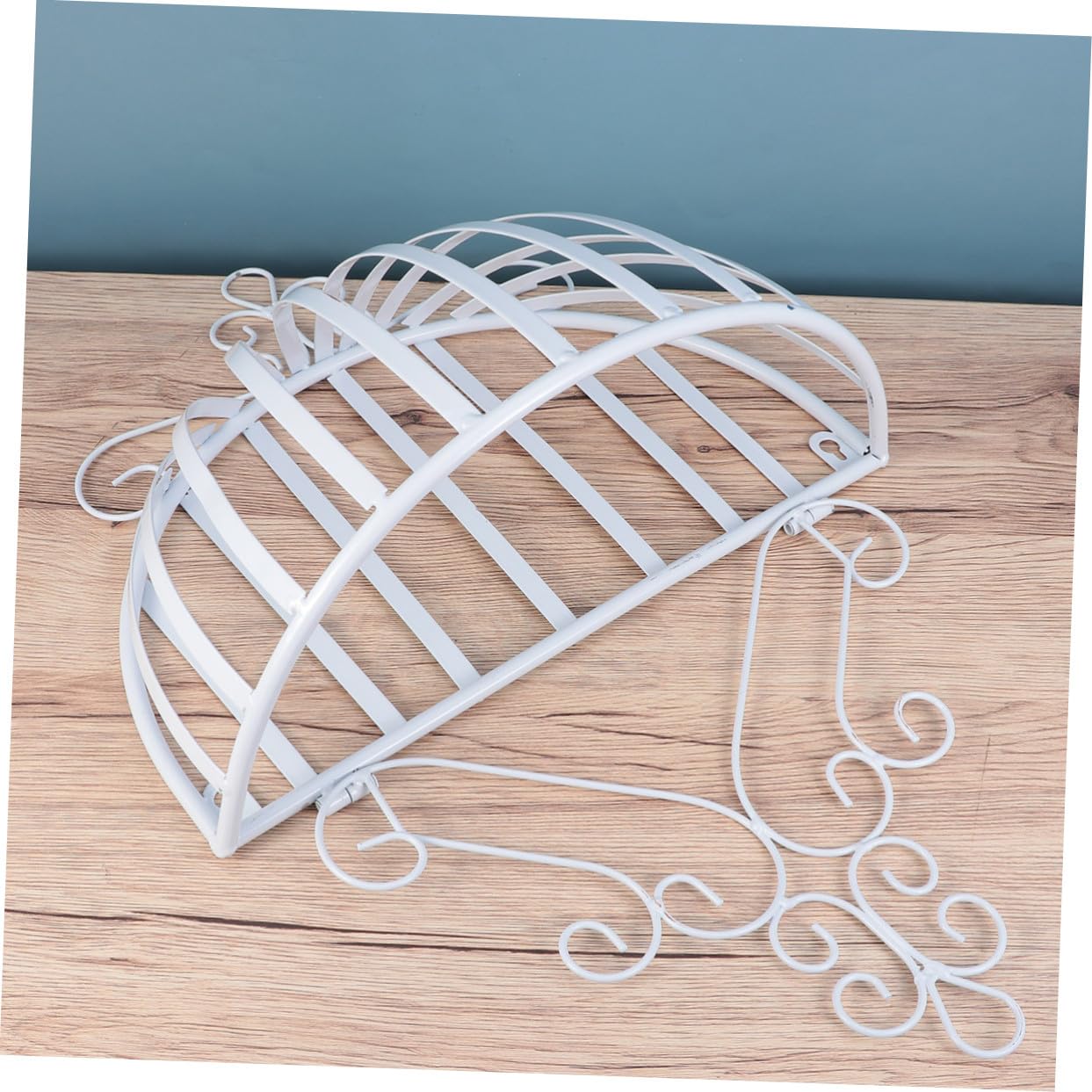 GALPADA Semicircular Soporte Estilo Europeo de Pared para Macetas de Hierro