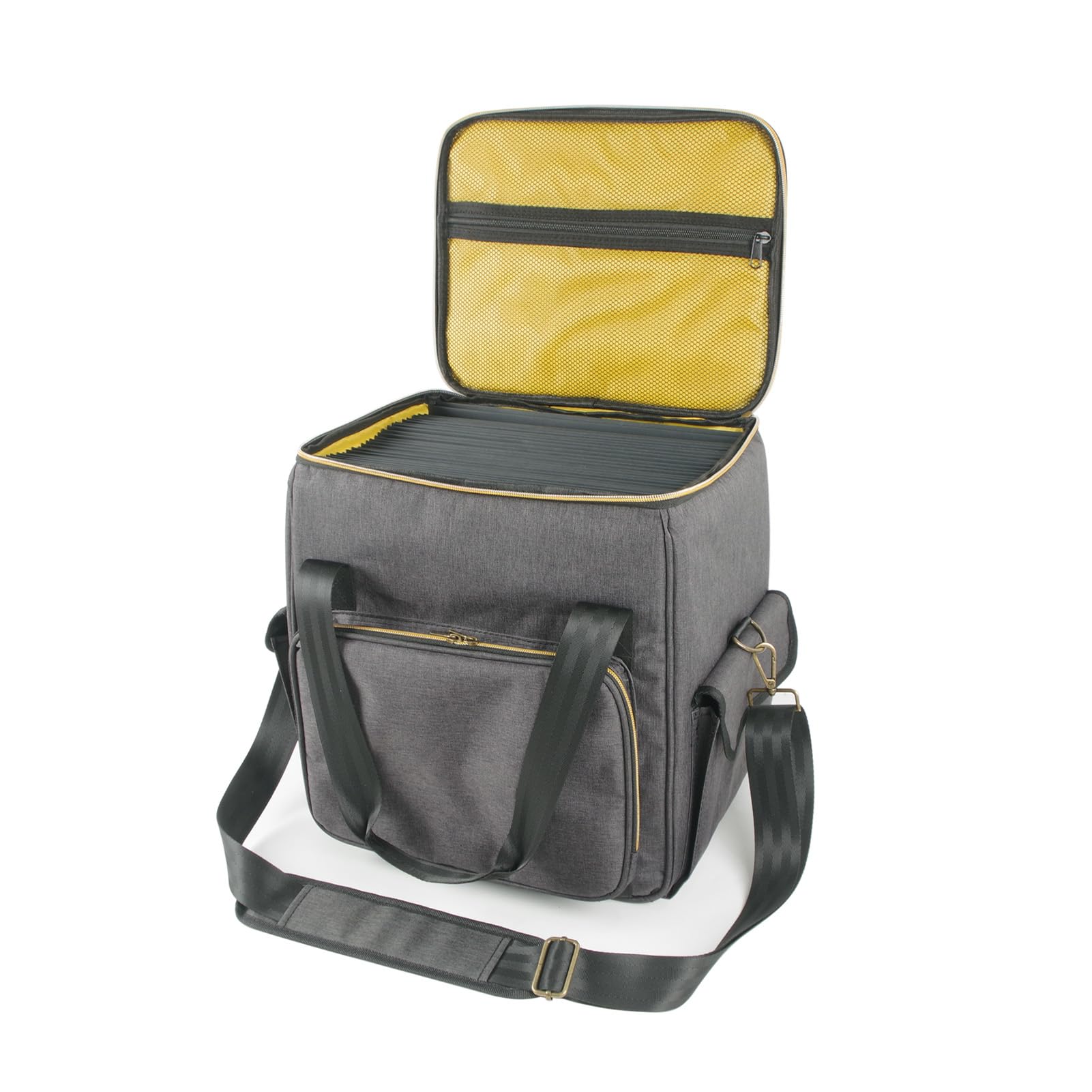 CHICIRIS Borsa da Viaggio per Dischi in Vinile, Custodia Impermeabile per 45 Dischi da 12 Pollici, con Maniglia e Tracolla per Concerti di Raccolta