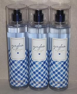 3 GINGHAM Bath & Body Fine Fragrance Spray Mist Splash Fragrance