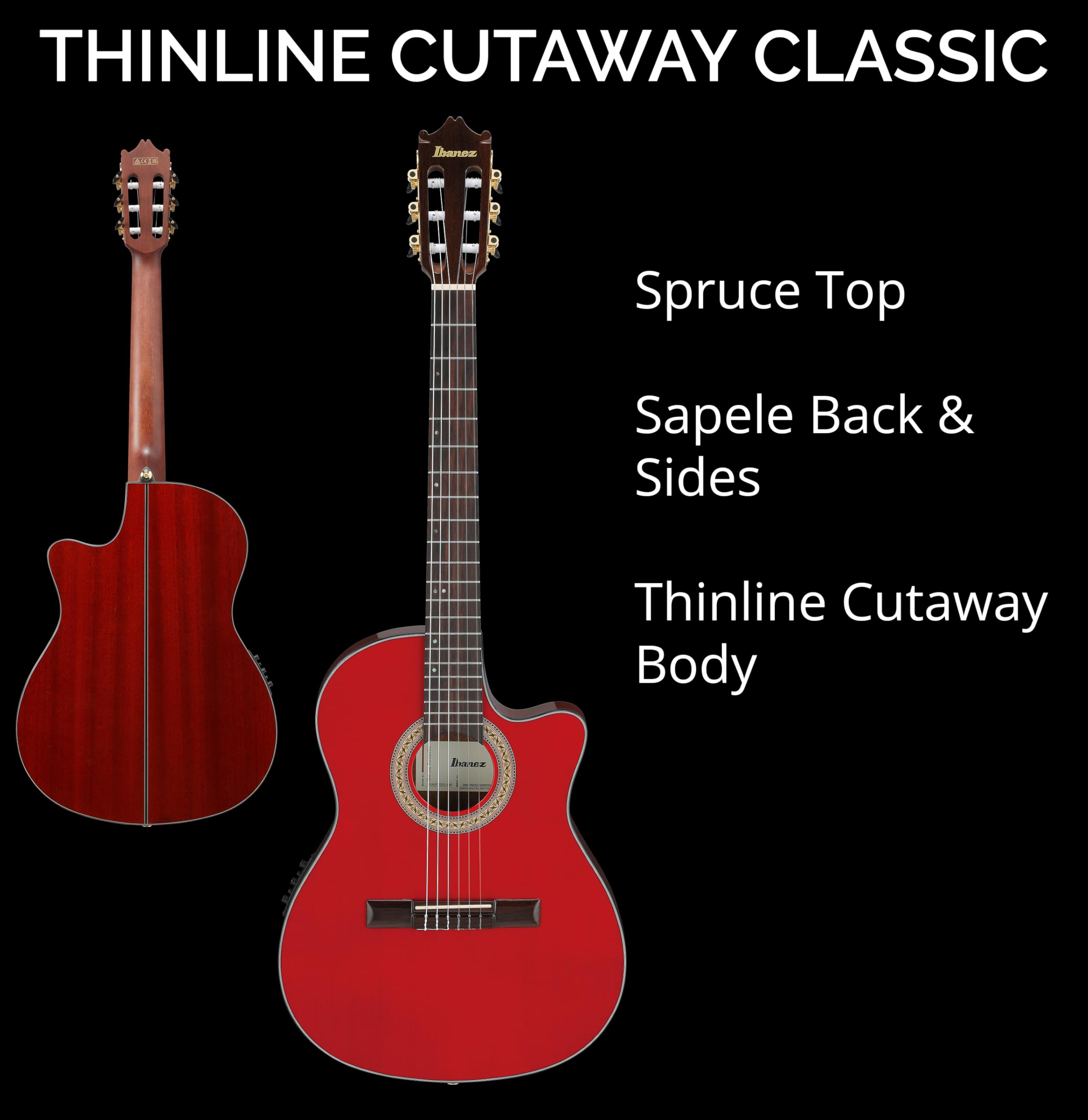 Amazon.co.jp: Ibanez(アイバニーズ) エレガット Sapphire Red High 