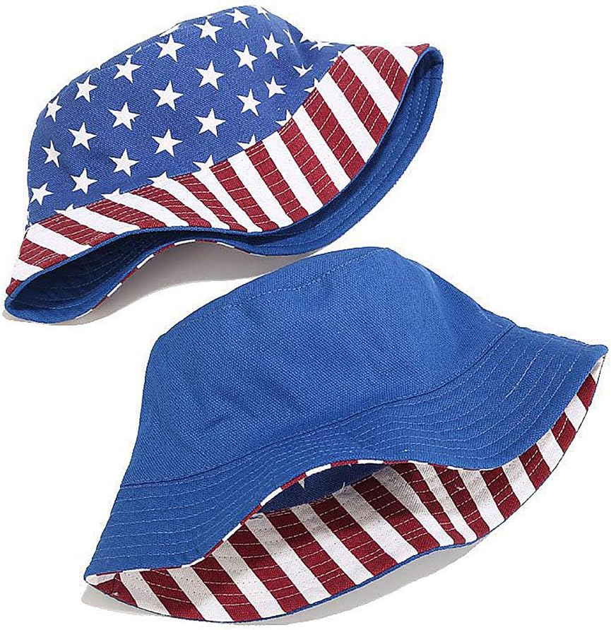 XYIYI Cute Bucket Hat Beach Fisherman Hats for Women, Reversible Double-Side-Wear - Image 5