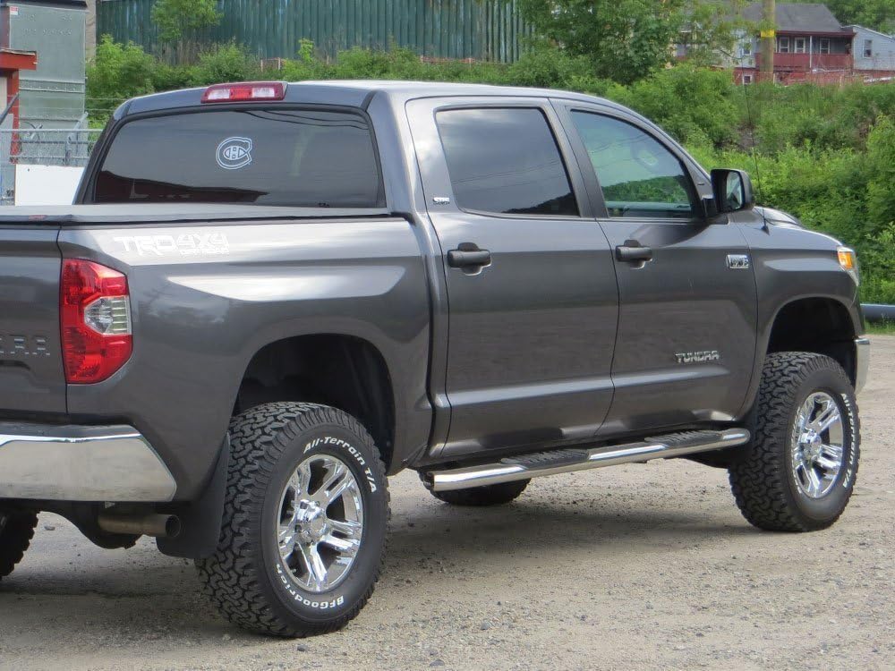 AutoForever Super Cab Pickup 3" S S Chrome Running Boards Side Step Nerf Bar Step Rails Running Boards Compatible with 1997-1998 F150/F250LD Super Cab 3 Door / 1999-2003 F150/F250LD Super Cab 4 Door