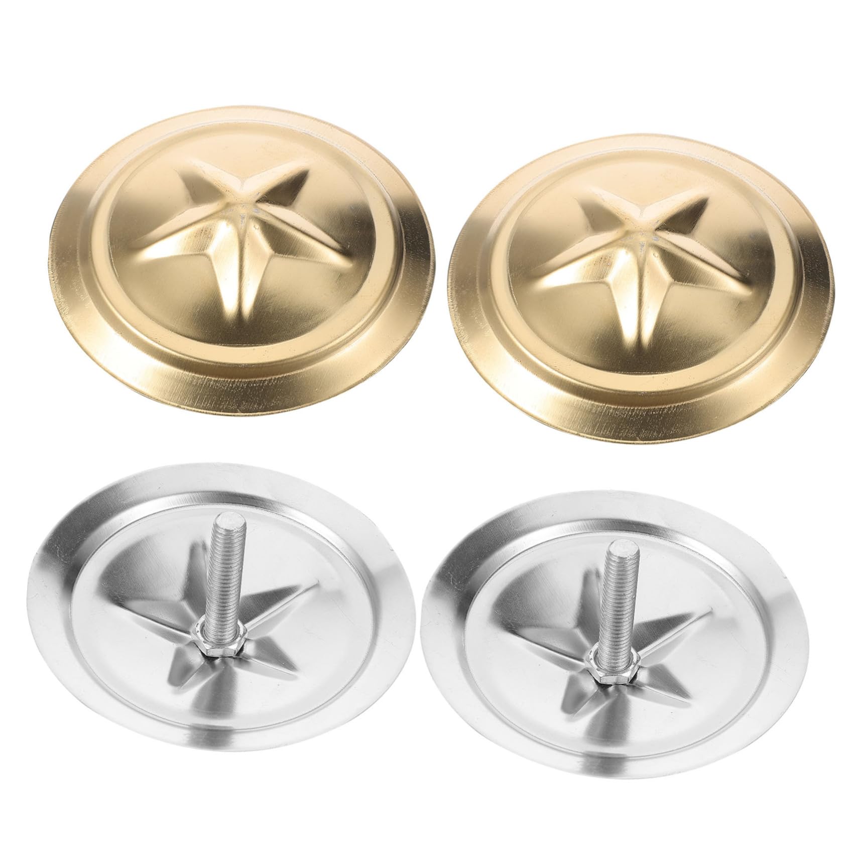 ARTIBETTER Decorative Studs for Furniture 4pcs Vintage Upholstery Nails Iron Door Tacks Rustic Door Nail Replacement for Home