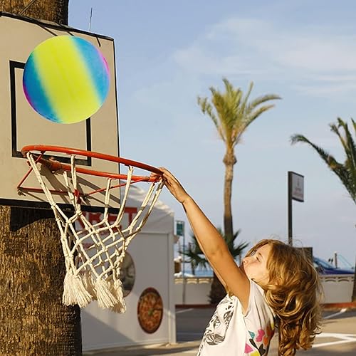 Miniatura 5 de Bola de patio de recreo, Kickball de 8.5 pulgadas para niños y adultos, para interiores y exteriores, balón de balonmano, juego de cuatro bolas