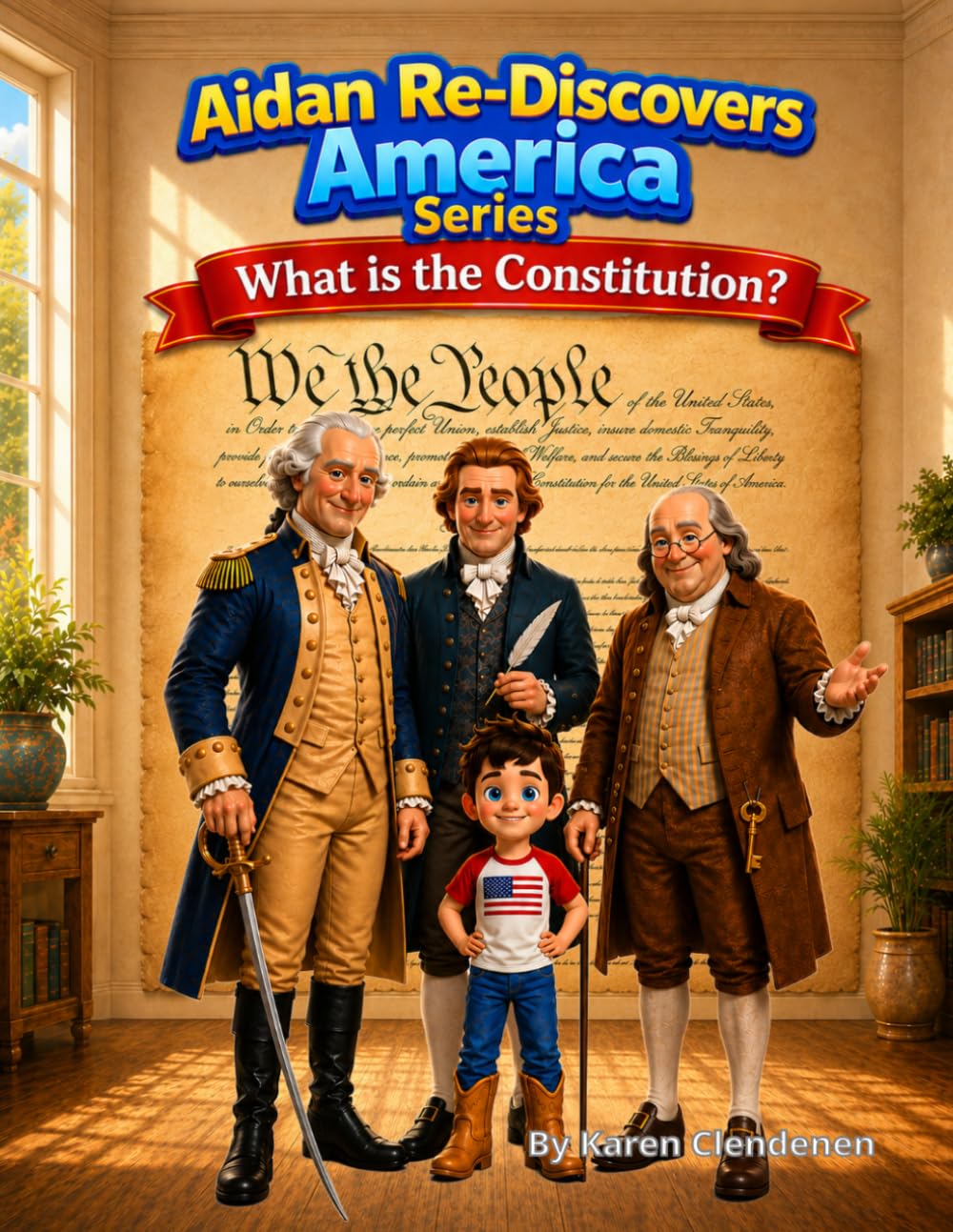 Aidan Re-Discovers America - What is the Constitution?: A Kid’s Journey to Discover How America’s Rules Help Us All