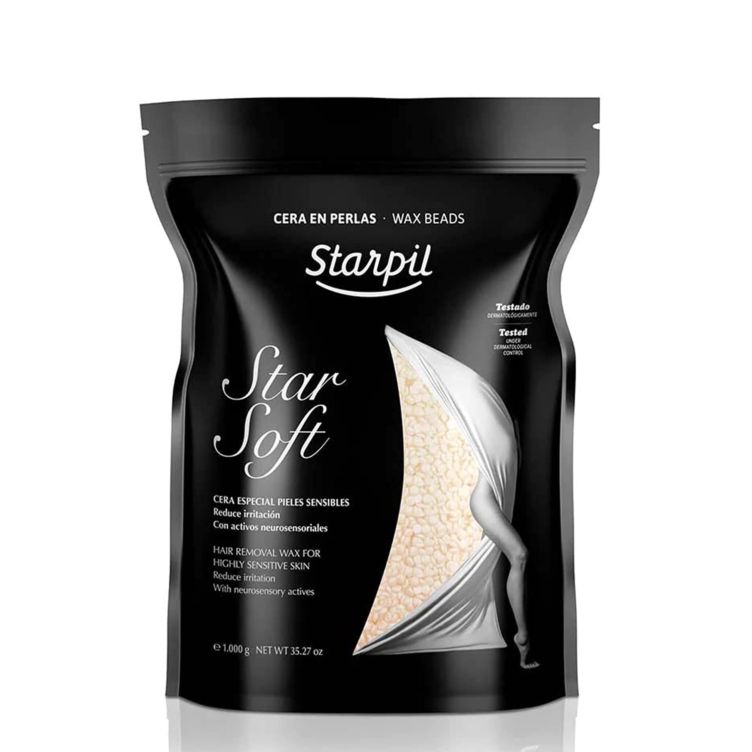 Amazon.com : Starpil Wax 1000g - StarSoft Film Hard Wax Beads Bag 2.2lb.  Professional Hair Removal Wax for Estheticians. Wax Beans for Sensitive  Skin. : Beauty & Personal Care