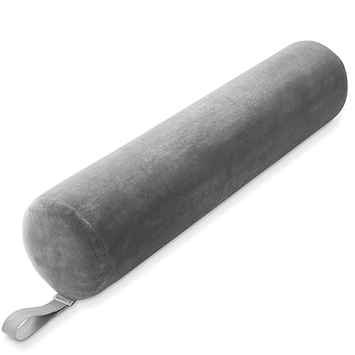 Miniatura 7 de Saloniture Cojín redondo completo para mesa de masaje, 26 x 6 pulgadas, color burdeos