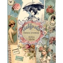 Vintage Victorian Shabby Chic Ephemera Book 500+ Beautiful Ephemera Images, Tags, Stamps, Labels, Envelopes & More For Cut Out, Junk Journals, Collage, Or Scrapbooking