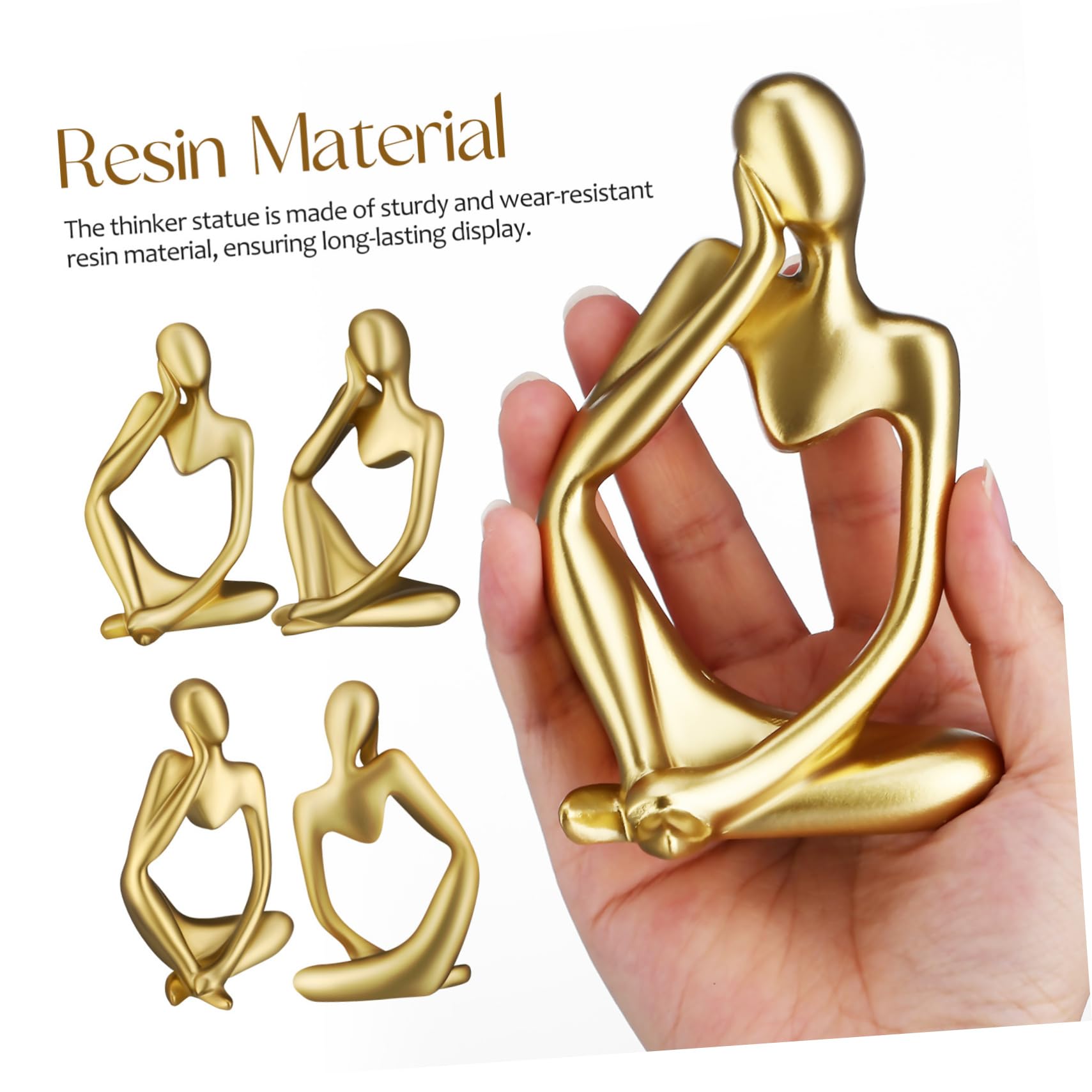 8 STK Ornamente zum einzug für den einzug wichtelfiguren Einweihungsgeschenk Wohnaccessoire Statuen für die Inneneinrichtung Denker-Statue Bürodekoration Harz