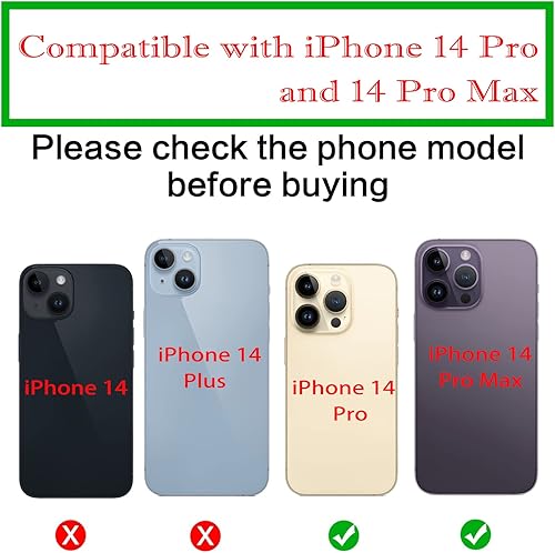 Miniatura 2 de Juego de 3 fundas de repuesto para lente de cámara trasera para iPhone 14 ProiPhone 14 Pro Max, repuesto de cubierta de lente de vidrio trasero con