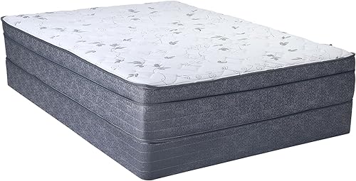 Miniatura 4 de Nutan - Colchón y caja de resortes de 12.0in tamaño King  Euro Top Firm Espuma EncasedSoporte ortopédico para una noche reparadora, no requiere