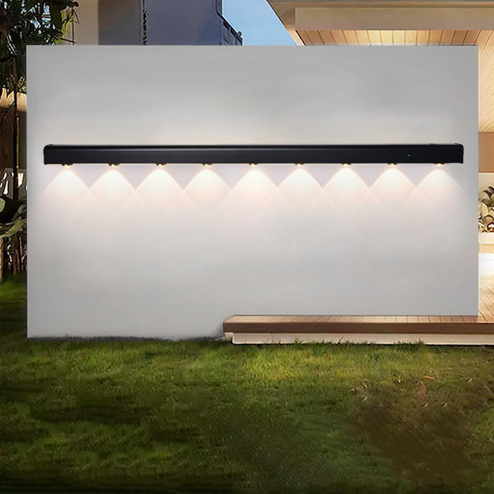 Applique murale LED extérieur haut de gamme longue bande alu design créatif IP65