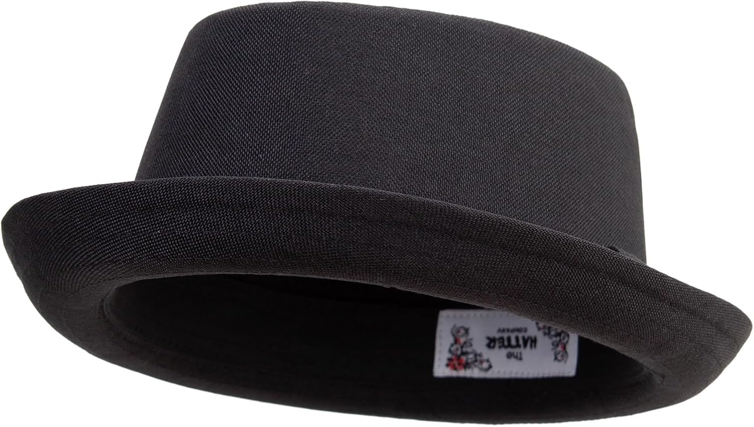 e4Hats.com Polyester Linen Mixed Porkpie Upbrim Fedora