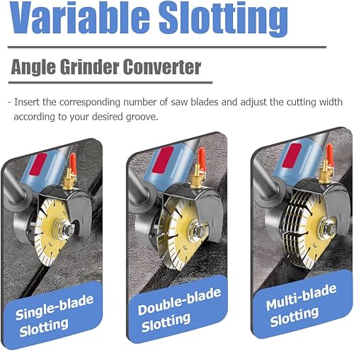 Miniatura 7 de Mesee Amoladora angular a ranuradora, adaptador de ranura de cambio rápido M14, adaptador de ranura de cambio rápido, amoladora angular, máquina de