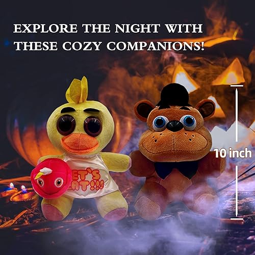 Miniatura 2 de fesmaro FN-I-AF Fredd-I-y - Juguetes de peluche Fazbear de peluche para fanáticos (10 pulgadas)