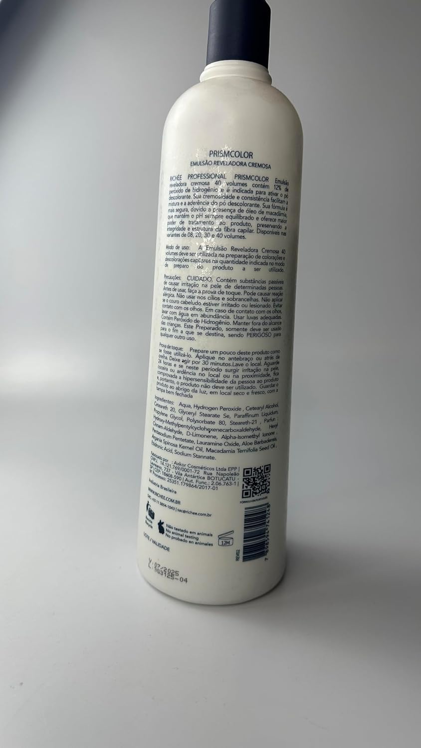 Richée Richee Prismcolor Ox 08 Vol. Revealing Emulsion 900Ml