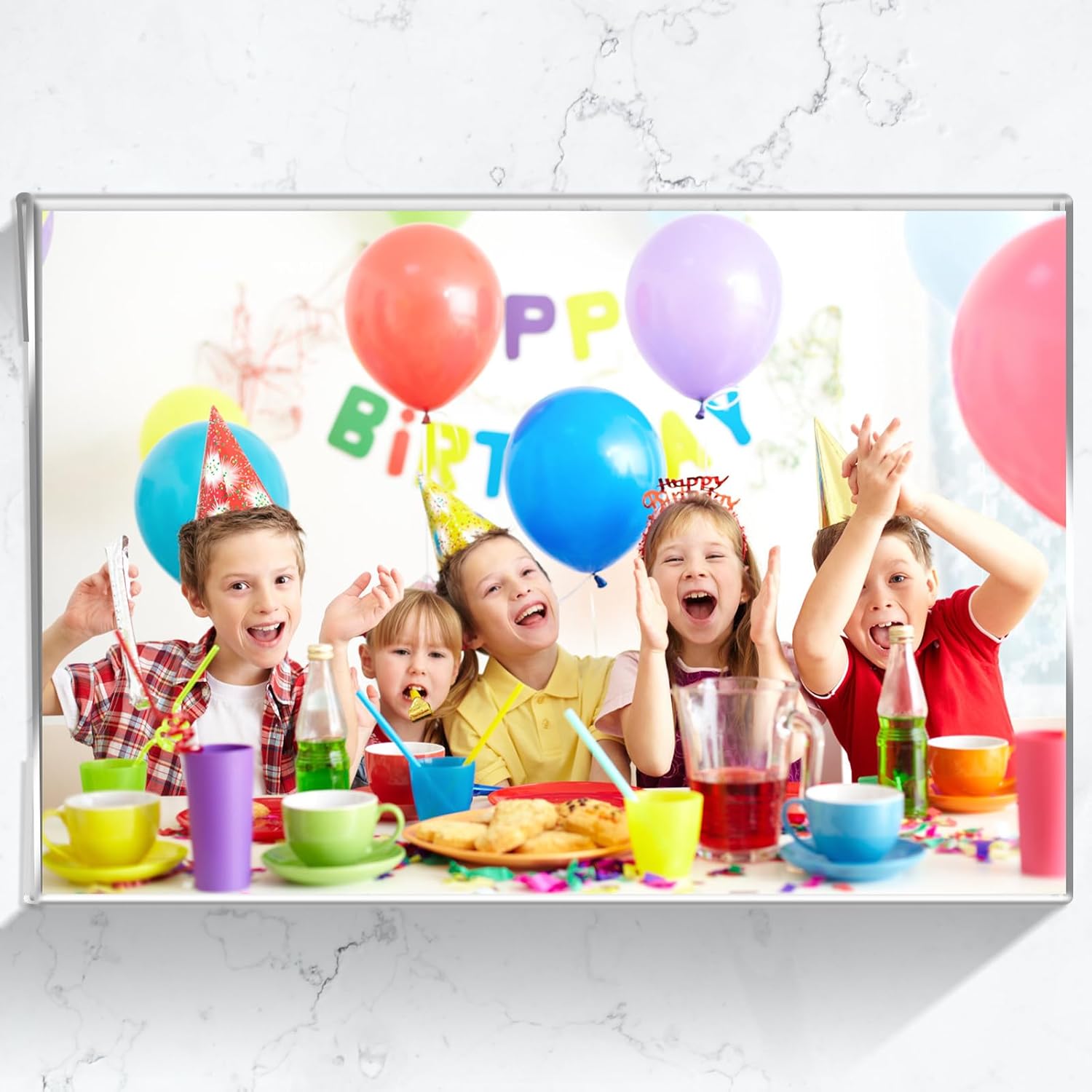 DZZ 11x14 Frame Horizontal Clear Acrylic 11 x 14 picture frame,High Transparent Photo Frame,frames 11x14 for Photo Poster Canvas Certificate Document Gallery (6 Pack)