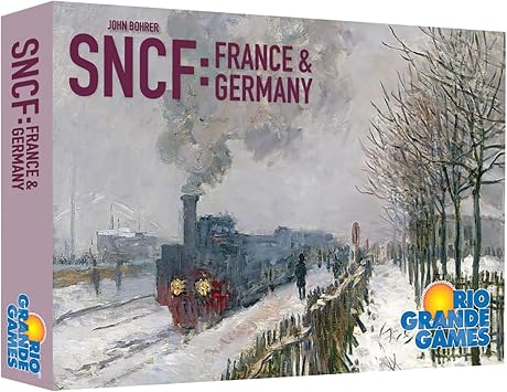 Rio Grande Games Strategy Board Game SNCF France & Germany Train Railway Game, 3-6 Players