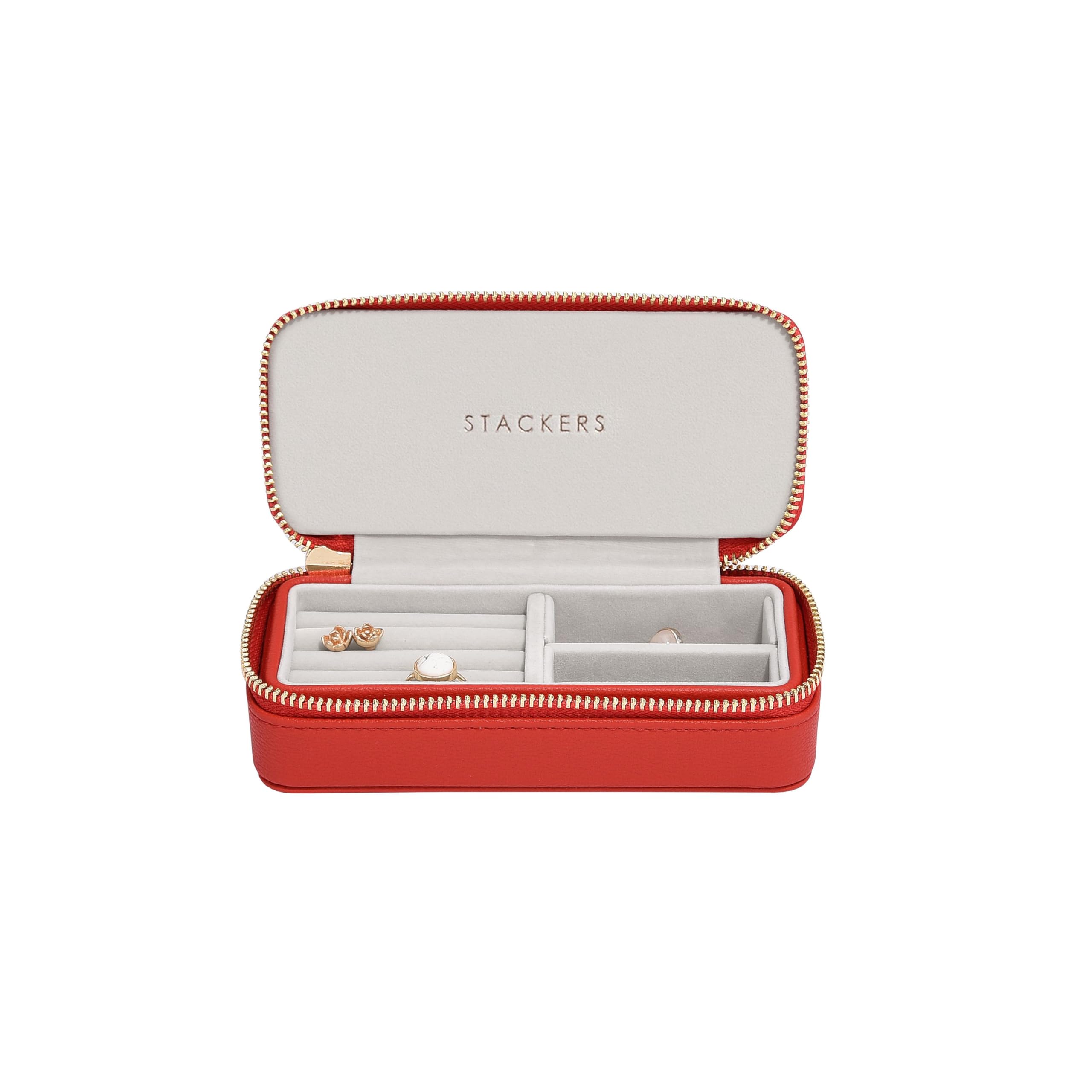 Stackers Red Medium Travel Jewellery Box
