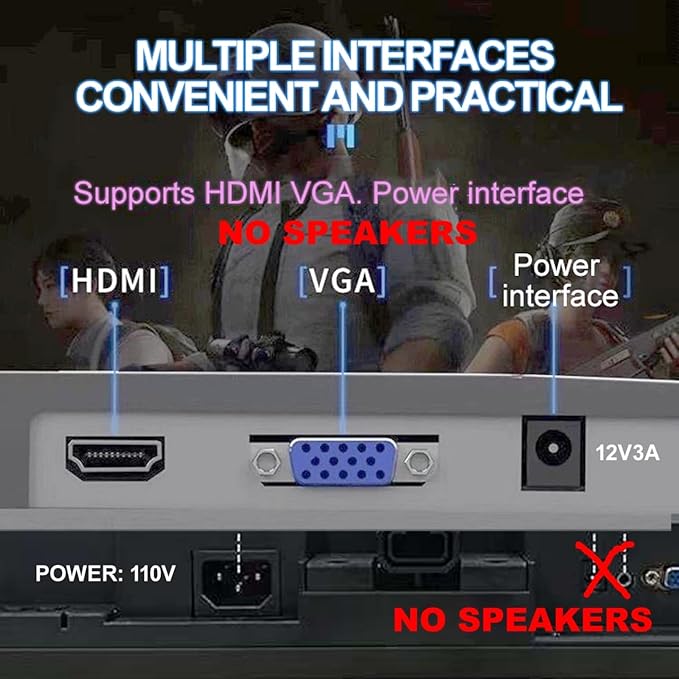 Monitor 20 Pulgadas HD 1600x900 75Hz miniatura 7