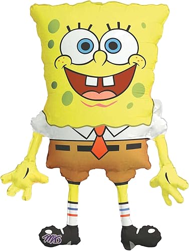 Anagram International M6398901 Bob Esponja Pantalones Cuadrados Forma Globo Pack 28"