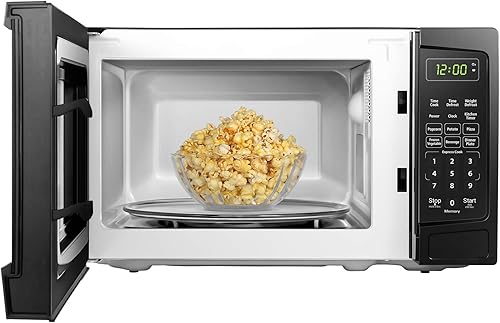 Miniatura 3 de Danby DBMW1120BBB - Microondas para encimera de 1.1 pies cúbicos en negro, 1000 vatios, microondas de tamaño familiar con puerta de botón