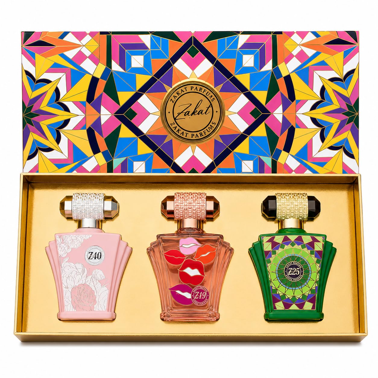 Amazon.com : Zakat travel set x 3 pieces pink Z19, Z25, Z40 (30ml