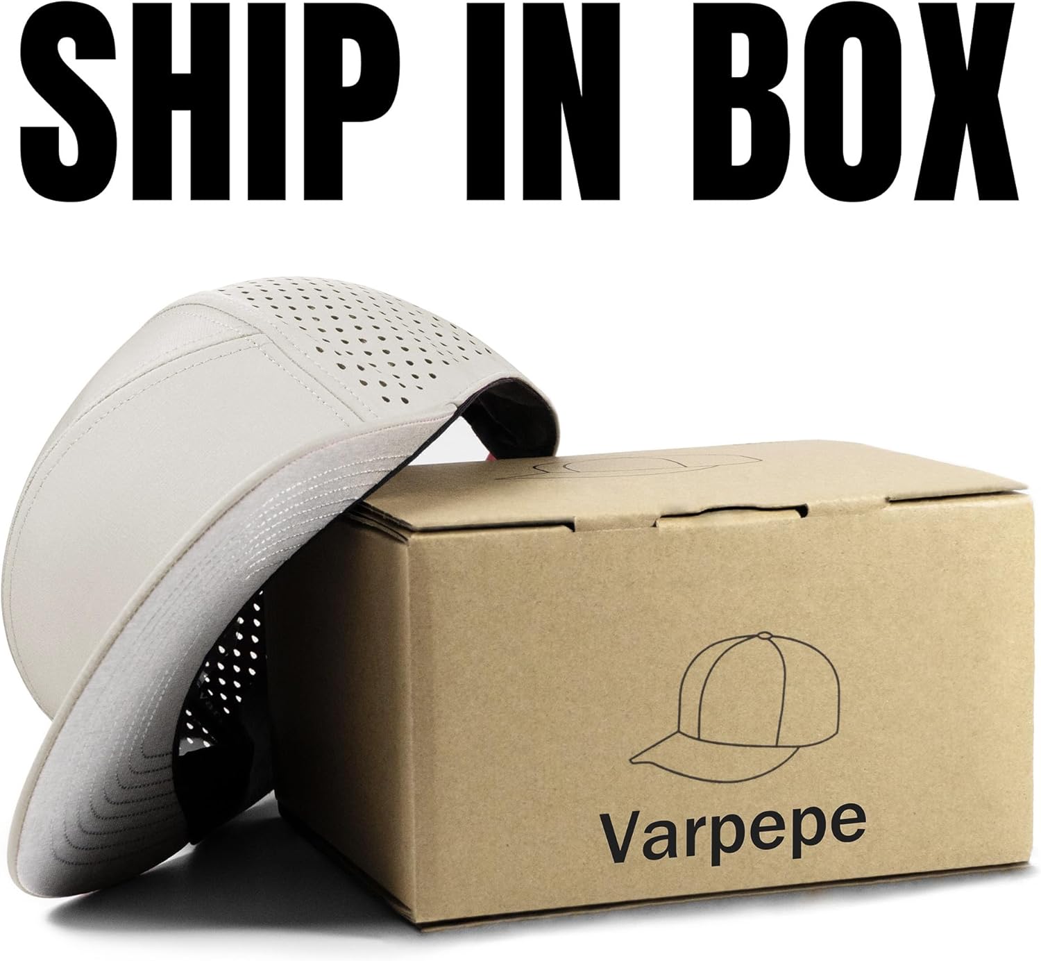 Performance Snapback Hats for Men Women,Flat Bill Cap,Golf,Running,Workout - Image 3