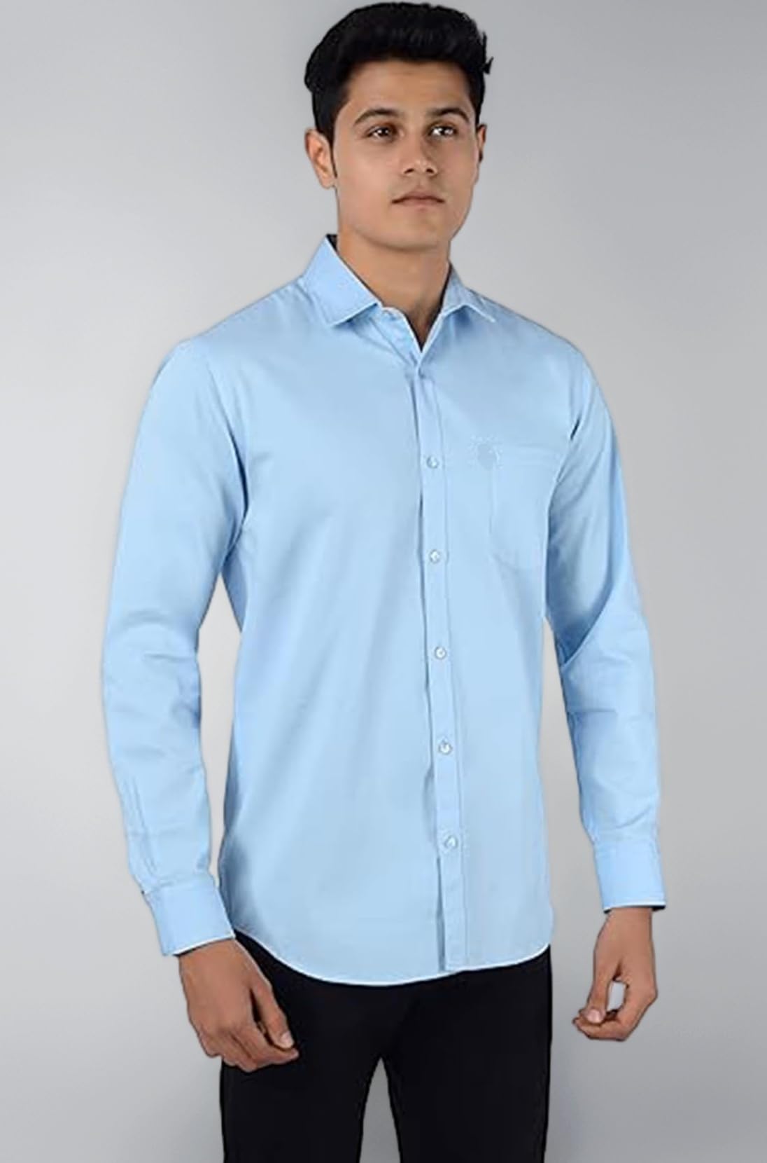 Men's Solid Formal Shirt | Regular Fit |Classic Collar | Full Sleave